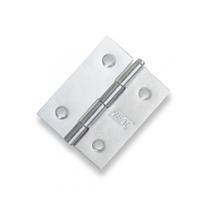 Kit 48 Dobradiça Zincada Porta / Janela Pino Solto Real 2"