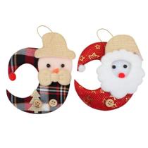 Kit 48 Enfeite Pendente Natal Tecido 13cm Luas Natalinas Kit 48 Enfeite Pendente Natal Tecido 13cm Luas Natalinas