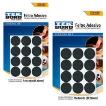 Kit 48 Feltro Protetor Adesivo Pé Sofá Cadeira Mesa Tekbond Kit 48 Feltro Protetor Adesivo Pé Sofá Cadeira Mesa Tekbond