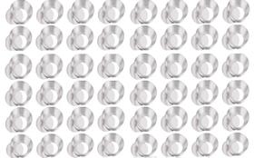 Kit 48 Formas Lisa Tortinha Torta Flanders Fundo Removível