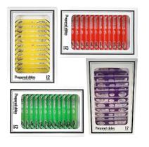 KIT 48 Lâminas Preparadas Para Microscópio - Flora, Fauna