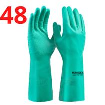 Kit 48 luva hand pro nitril handex verde c.a 43035