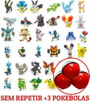 Pokemon - Kit 8 Figuras de Batalha - Pikachu, Abra, Leafeon, Magalu  Empresas