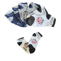 Kit 48 pares de Meia Infantil meninos cano curto 4 a 8 anos