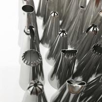 Kit 48 Peças Bico De Confeiteiro Inox Padeiro Confeitar Kit 48 Peças Bico De Confeiteiro Inox Padeiro Confeitar