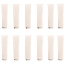 Kit 48 Pés Plásticos Quadrado 13 cm Branco Para Armário M02 Balcão Móveis Cozinha - Inoviza