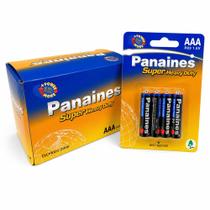 Kit 48 Pilhas AAA Panaines R03 1.5V Super Heavy Duty - Ref: R03AAA15V Kit 48 Pilhas AAA Panaines R03 1.5V Super Heavy Duty - Ref: R03AAA15V