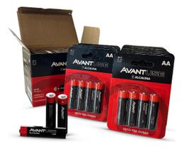 Kit 48 Pilhas Alcalina Pequena Aa 1.5v 2a Avant Use Kit 48 Pilhas Alcalina Pequena Aa 1.5v 2a Avant Use