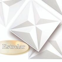 Kit 48 Placas 3d Revestimento De Parede Decorativa 25 x 25cm - Kit 48 Placas 3d Revestimento De Parede Decorativa 25 x 25cm -