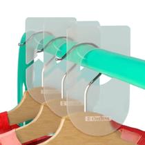 Kit 48 Separador de Cabides Arara de Roupa Divisória Tamanho Loja Organizador Ordene