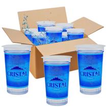 Kit 48 Unidades Água Mineral Natural Cristal 200ML Sem Gás Copo Refrescante