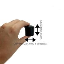 Kit 48 Unidades Sapata Ponteira Borracha Protetor 12 Cadeiras 2,5cm 1 Pol Kit 48 Unidades Sapata Ponteira Borracha Protetor 12 Cadeiras 2,5cm 1 Pol