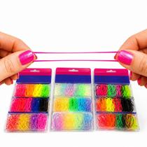 Kit 480 Elásticos De Silicone liguinha Prendedor De Cabelo Kit 480 Elásticos De Silicone liguinha Prendedor De Cabelo
