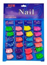 Kit 480 Tips Alongamento Unha Colorido Acrigel Porcelana Kit 480 Tips Alongamento Unha Colorido Acrigel Porcelana