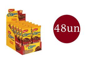 kit 48un Biscoito Cookie gotas de Chocolate 60g- Bauducco