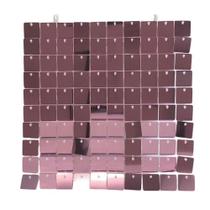 Kit 49 Unidades Painel Decorativo Lantejoula Shimmer Wall Lilas