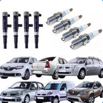 Kit 4Bobinas Magnet 4Velas NGK Kangoo 1.6 16v/Hi-Flex Kit 4Bobinas Magnet 4Velas NGK Kangoo 1.6 16v/Hi-Flex