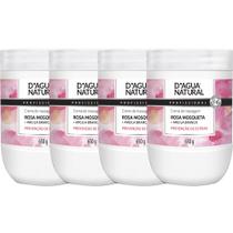 Kit 4creme massagem gestante rosa mosqueta 650g daguanatural Kit 4creme massagem gestante rosa mosqueta 650g daguanatural