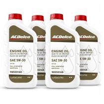 Kit 4L Óleo ACDelco 5W30 API SQ Sintético Kit 4L Óleo ACDelco 5W30 API SQ Sintético