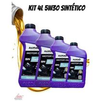 KIT 4L Óleo lubrificante de motor para carros 5w30 RADNAQ Sintetico SAE API SM