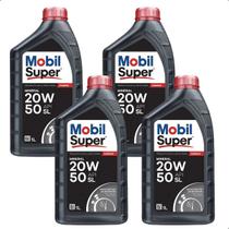 Kit 4L Óleo Lubrificante Mobil Super 20w50 Mineral Original Kit 4L Óleo Lubrificante Mobil Super 20w50 Mineral Original