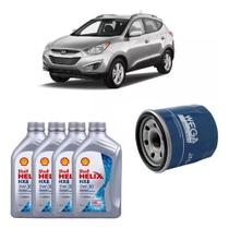 Kit 4L Óleo Lubrificante Shell Hx8 5w-30 Sintético + Filtro de Óleo JFOH00 Wega