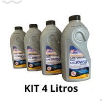 Kit 4L Troca Oleo 20w50 MOTO SL Mineral para motor 4 tempos