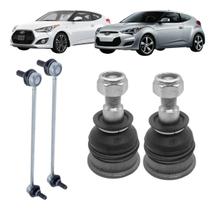 Kit 4pç 2 Pivô E 2 Bieleta Dianteira Veloster 2012 A 2017 Kit 4pç 2 Pivô E 2 Bieleta Dianteira Veloster 2012 A 2017