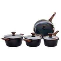 Kit 4pç Caçarolas Frigideiras Antiaderente Temperatti Nigro Kit 4pç Caçarolas Frigideiras Antiaderente Temperatti Nigro