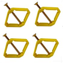 Kit 4pcs Reparo Aba Tomada Salva Caixa De Luz 4x2 Resistente Universal Caxinha Tomada Aba