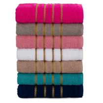 Kit 4pçs Toalha de Banho Toalhão Dourado Grande c/ Alta Absorção