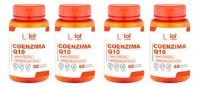 Kit 4un Coenzima Q10 200mg 60 Cápsulas Coração Energia Celu Sem Sabor