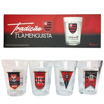 Kit 4Un Copo Americano Tradicional Vidro 190Ml Bar Cerveja