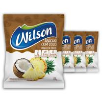 Kit 4un de Suco Em Pó Refresco Sabor Natural Abacaxi e Coco 350G Rende 10L Adoçado Prático Rápido