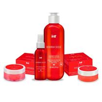 Kit 4Un Esfoliante em Gel Creme Clareador para Virilha Bruma Aromática Pélvica Sabonete Íntimo Linha Deborah Secco by Intt