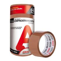 KIT 4UN. FITA EMPACOTAMENTO MARROM 706 45mmX40m ADERE KIT 4UN. FITA EMPACOTAMENTO MARROM 706 45mmX40m ADERE