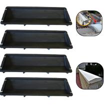 Kit 4un Forma Molde Pingadeira 60x19x5 Concreto Pingueira Beiral de Muro Capa Chapeu Rebordeira