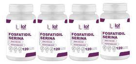 Kit 4un Fosfatidilserina 200mg 120 Cápsulas
