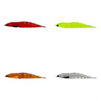 Kit 4un matadeira isca artificial camarão robaleiro 6,8cm Kit 4un matadeira isca artificial camarão robaleiro 6,8cm