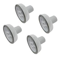 Kit 4un Pé Nivelador Compatível com Lavadora Electrolux LAC09 LT12B LTD09 LTD11 LT13B A99014001