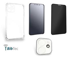 Kit 4UN - Película 3D Privacidade + Película Cerâmica Fosca Privacidade + Película Câmera + Capinha Para Iphone 11 - CXJ