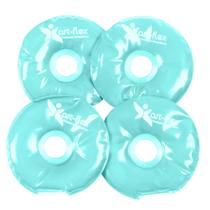 Kit 4un Posicionador Em Gel Com Orificio Anti Escaras Ortopédico Leito Hospitalar Home Care Alívio de Pressão Úlceras Idoso Acamados ArtFlex