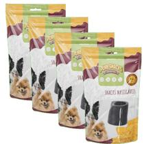 Kit 4un Snack Natural Para Cachorro Bulls Pet Chifre Bovino