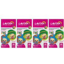 Kit 4un Suplemento Lavitan Kids 60 Cpr - Cimed