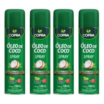 Kit 4uni Óleo de Coco Extra Virgem Spray 100ml - Copra