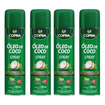 Kit 4uni Óleo de Coco Extra Virgem Spray 100ml - Copra
