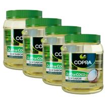 Kit 4uni Óleo de Coco (sem sabor) 1 Litro - Copra