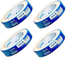 Kit 4unid Fita Crepe 24mmx50m Tigre