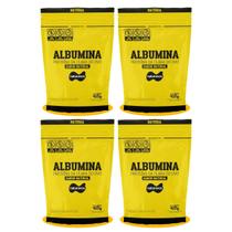 Kit 4x Albumina Naturovos 420g Sabor Natural