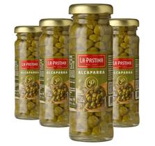 Kit 4X Alcaparras La Pastina Peso Drenado 60G